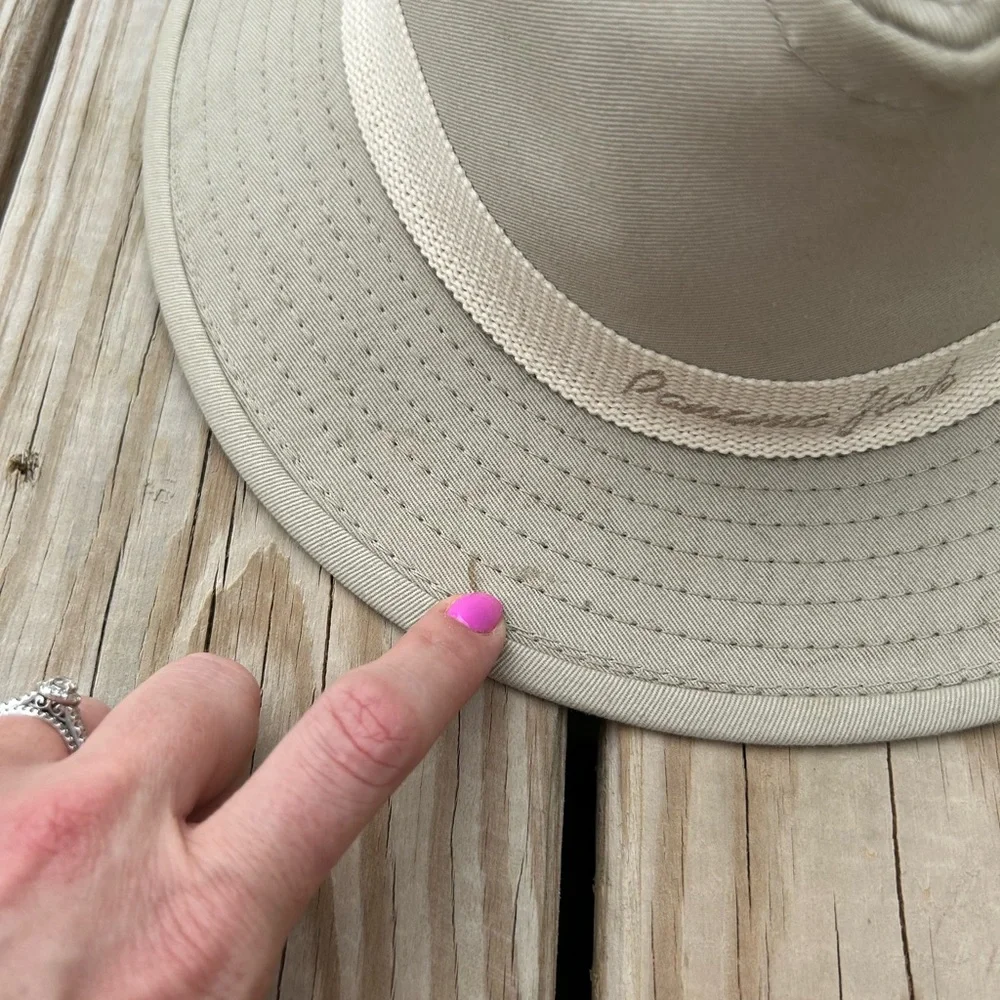 VINTAGE - Panama Jack Canvas Hat - Size Medium - Color‎ Tan/Khaki NEVER WORN